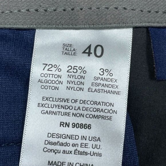 Wearfirst Mens Cargo Shorts Stretch Cotton Nylon Black Size 40 d0087 - Picture 2 of 7